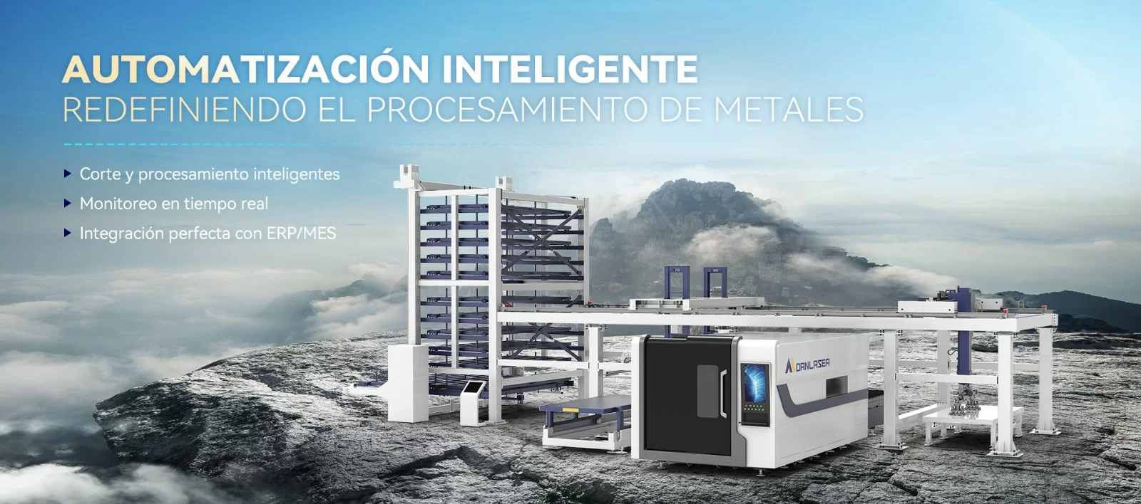 Línea de producción de corte láser con carga y descarga totalmente automática