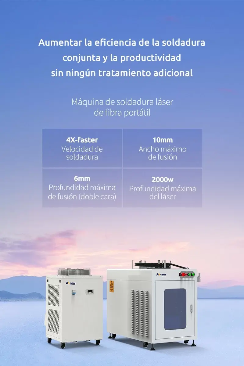 Máquina Manual de Soldadura por Láser de Fibra