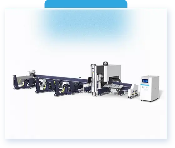 Máquina de corte por láser de tubos de dos mandriles